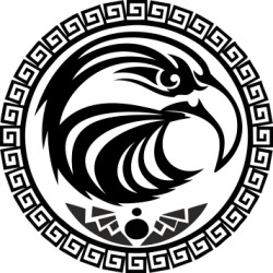 Autoaufkleber: rundes Tattoo der Maori rundes Tattoo der Maori