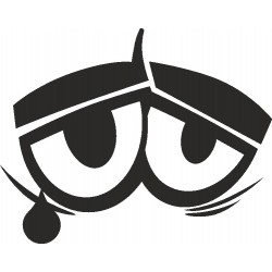 Autoaufkleber: Eye - Sticker 11 Heckscheibe Aufkleber Auge